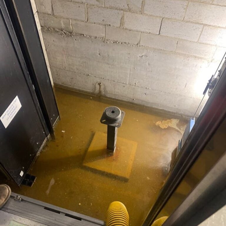 Flooded floor — Plumbing Contractors in Brisbane, QLD