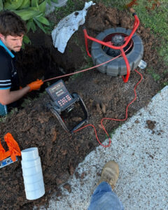 Using An Equipment For Plumbing Inspection