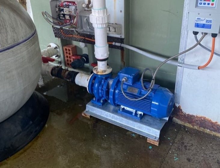 Water pump — Plumbing Contractors in Kilcoy, QLD