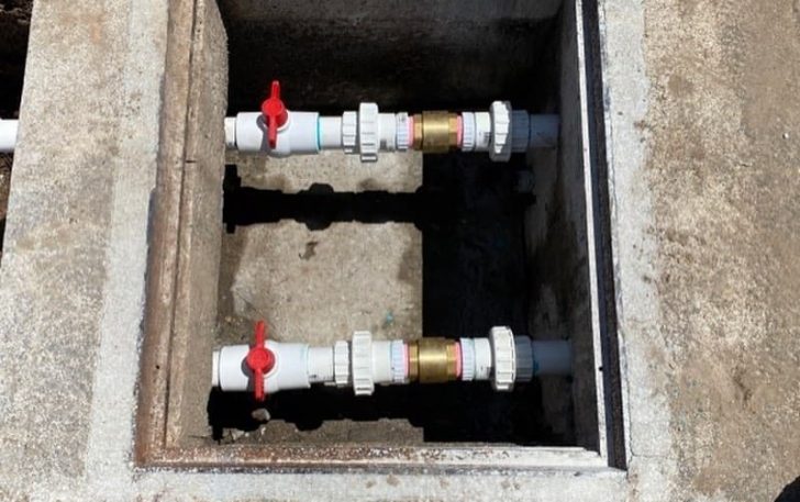 Waterline switch — Plumbing Contractors in Woodford, QLD
