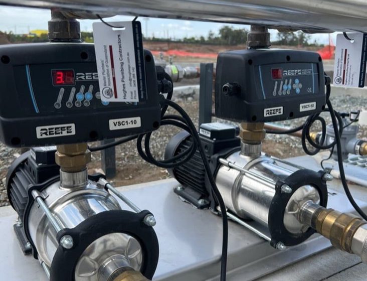 Water pump system — Plumbing Contractors in Brisbane, QLD