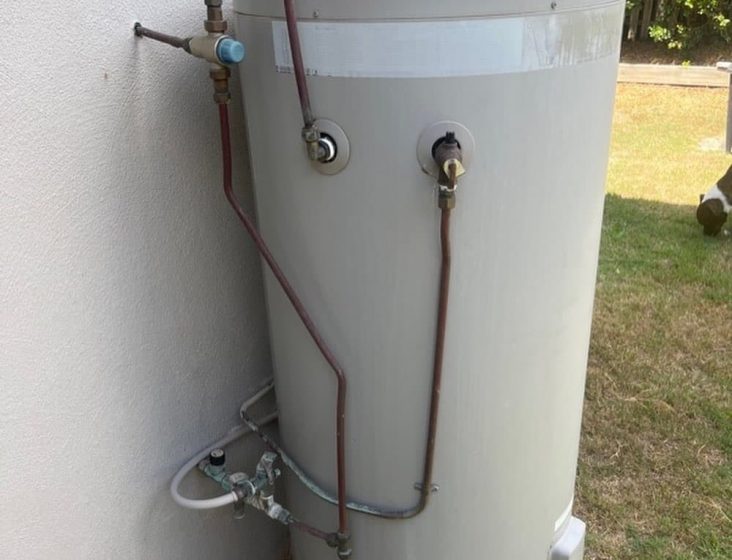 Hot water tank — Plumbing Contractors in Brisbane, QLD